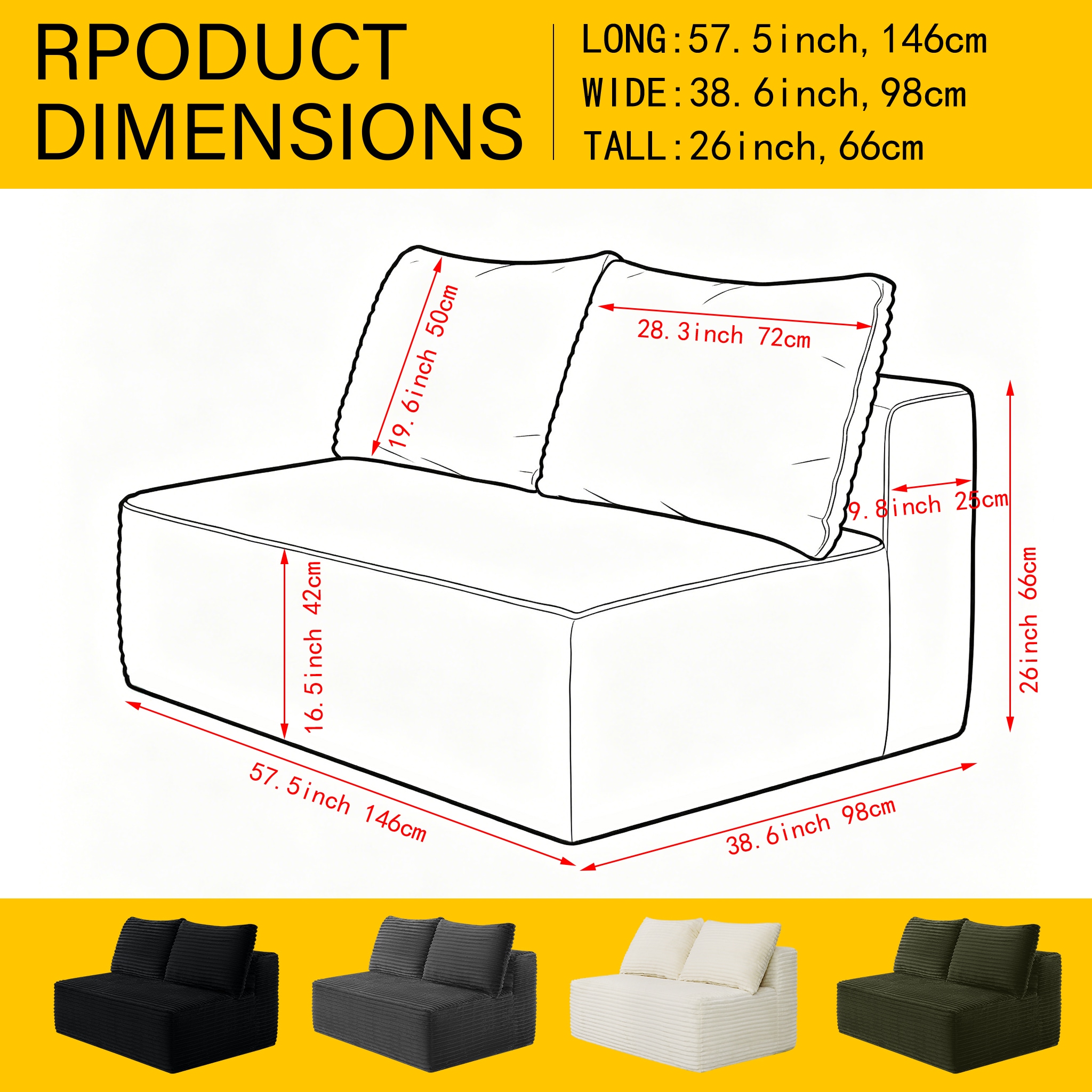 Grey Velvet Two Seater Sofa With Cup Holder For Living Room_voghion.com